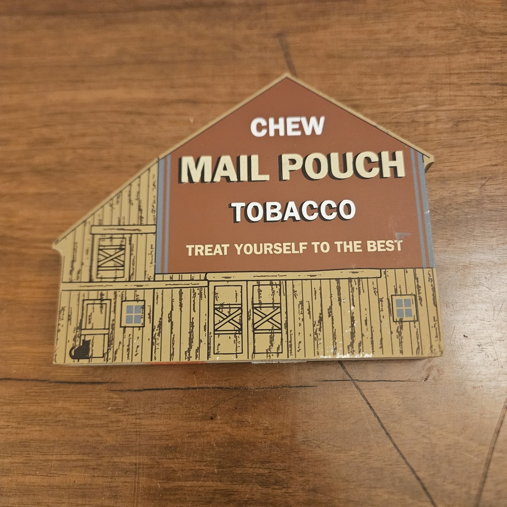 The Cats Meow Village Mail Pouch Tobacco Barn America's Backroads Shelf Sitter